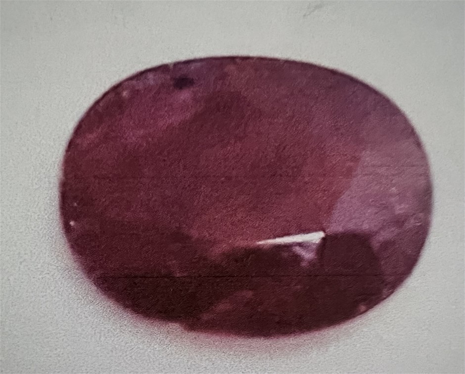 2.79 carat red certified ruby val $714