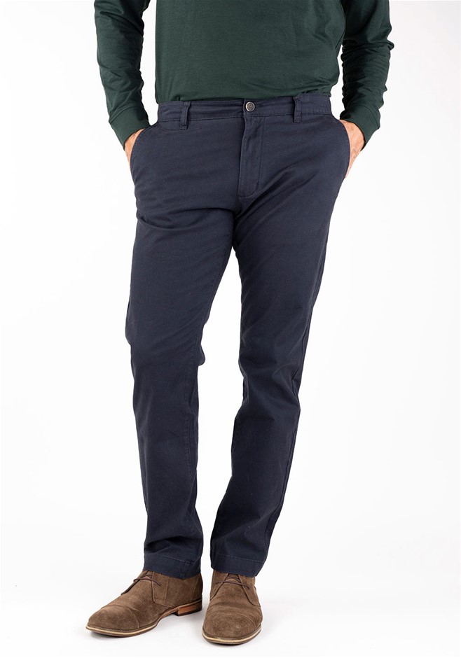 TAILOR VINTAGE Men's Stretch Twill Chino Pant, Size 36x30, Dark Navy. Buye