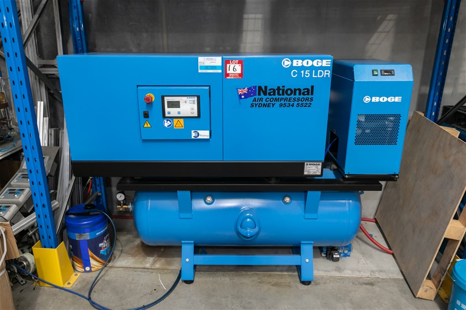 2019 BOGE C15LDR-350 Air Compressor & Dryer