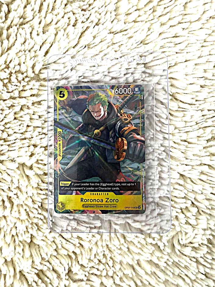 2024 One Piece TCG Roronoa Zoro OP07-113 Sealed