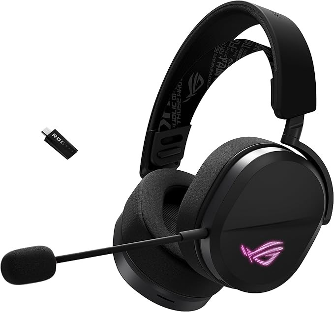 ASUS ROG Pelta Wireless RGB Gaming Headset (ROG SpeedNova, Bluetooth, 2.4GH