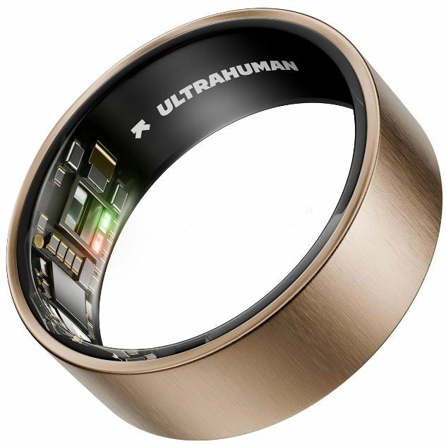 ULTRAHUMAN Ring AIR Brushed Rose Gold Size 9 UHRA-BR-09. NB: Minor Use.  Bu