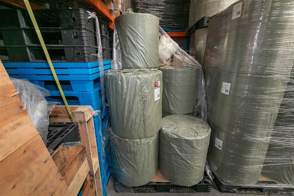 Face Protection Masks Manufacturing Component Stock (Unused)