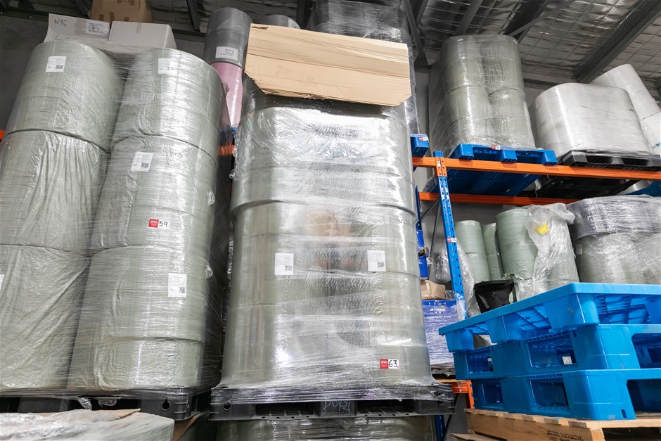 Face Protection Masks Manufacturing Component Stock (Unused)