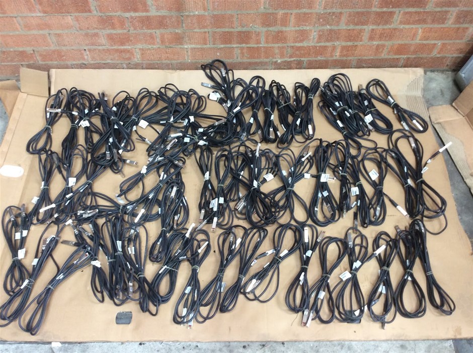 Mixed Brand Assorted Ethernet Network Cables (Lot of 65)