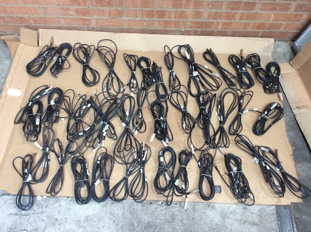 HPE Mixed Brand and Model Cables (Lot of 46)