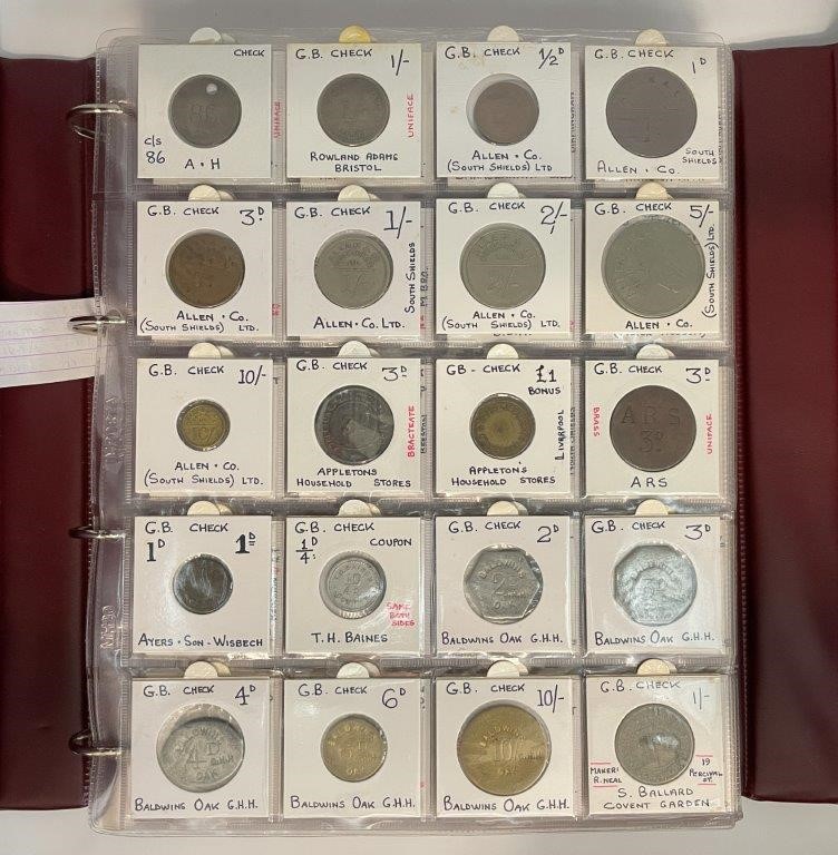 Approx. 395 x Miscellaneous Great Britain Checks, Mainly 20th Century