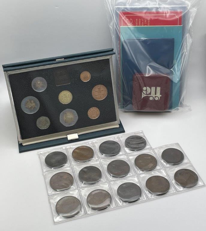 Approx. 20 x Assorted World Coin And Coin Set Collections