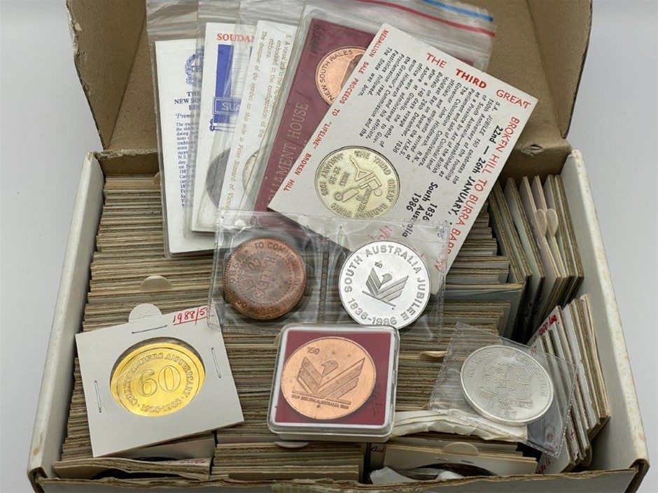 Large collection of AU commemorative medalets