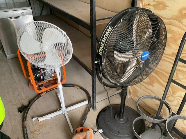 <p>2 x Pedestal Fans</p>