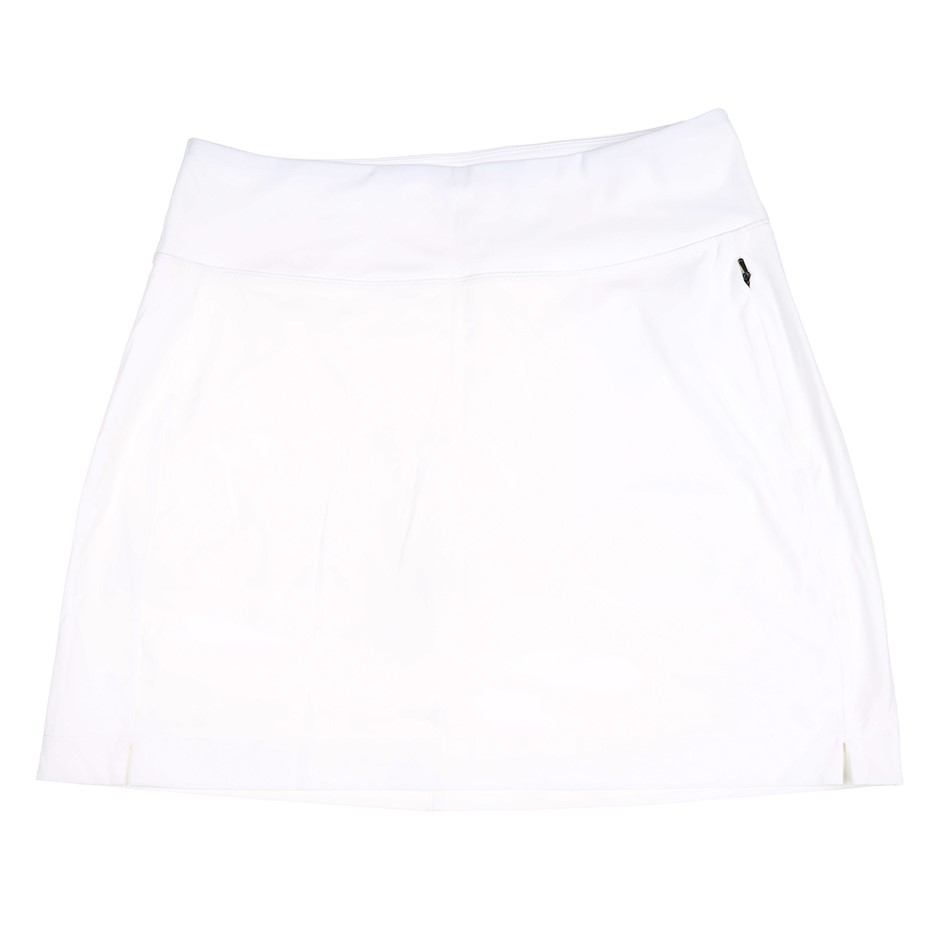 TUFF Women's Hybrid Skort, Size L, Polyester/Elastane, White. Buyers Note