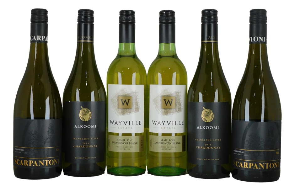 Pack of Assorted White Wine (6x 750mL)