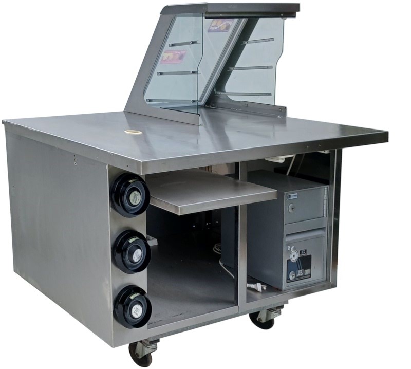 Subway Custom-Made Stainless-Steel Service Bench