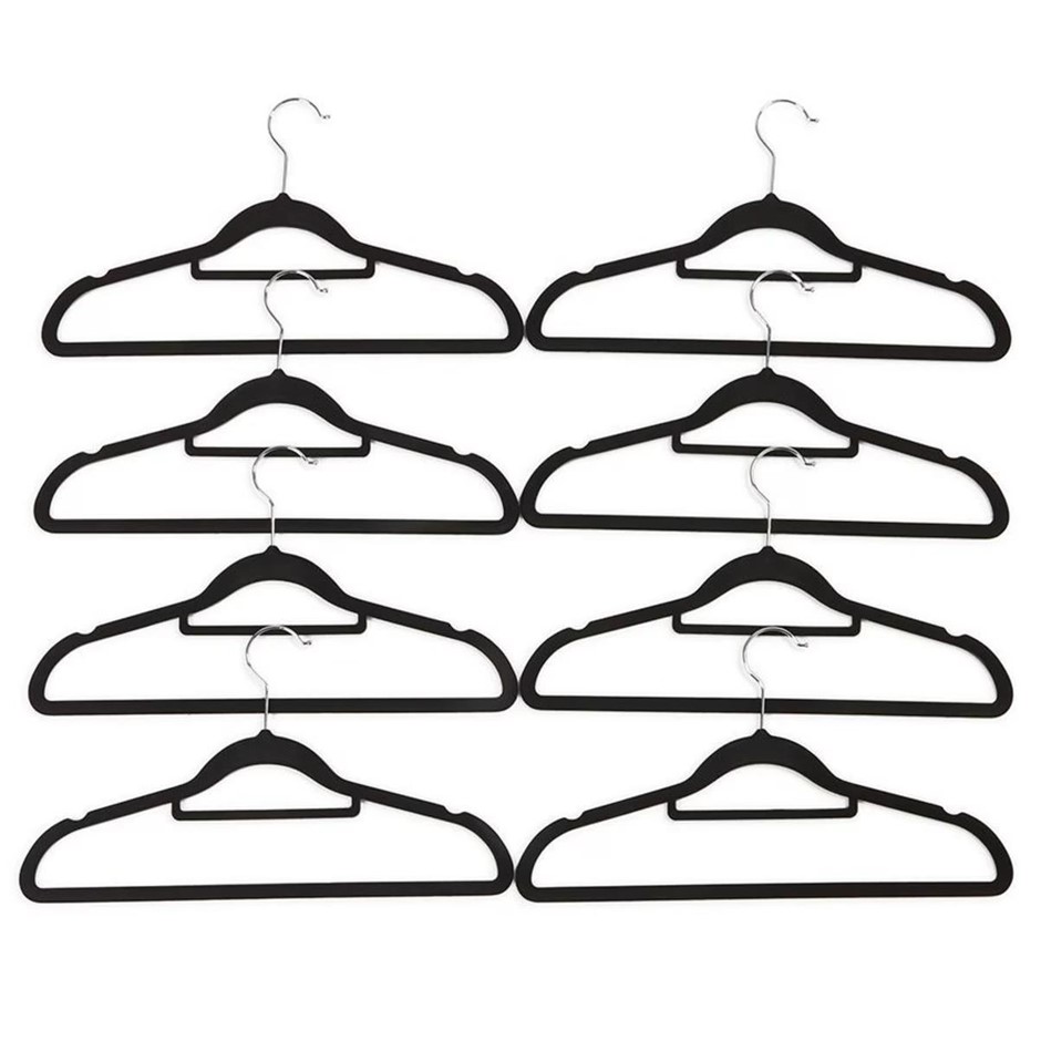 8x Flocked Hangers