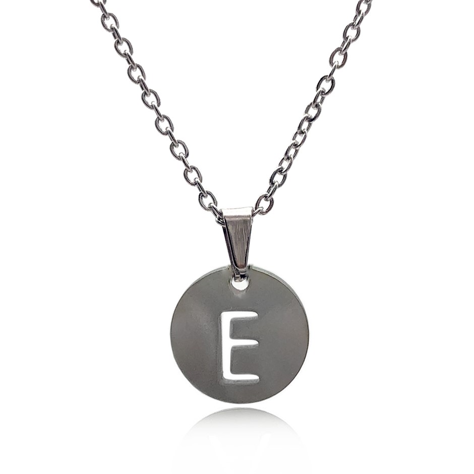 Initial Charm Letter 'A' Pendant Necklace