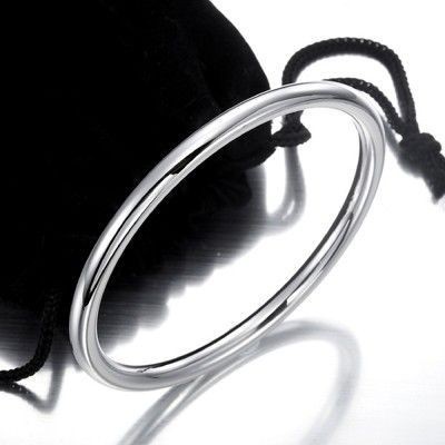 BIJ'OR-Heavy 925 Sterling Silver Plated, Classic Golf Bangle,RRP $75