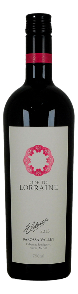 Elderton Ode To Lorraine Red Blend 2013 (1x 750mL), SA.