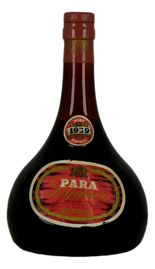 Seppelt Para Liqueur Vintage Port 1939 (1x 1 PINT 6 FL OZ), SA.