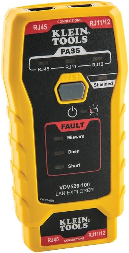 KLEIN TOOLS Network, LAN Explorer, Data Cable Tester with Remote.