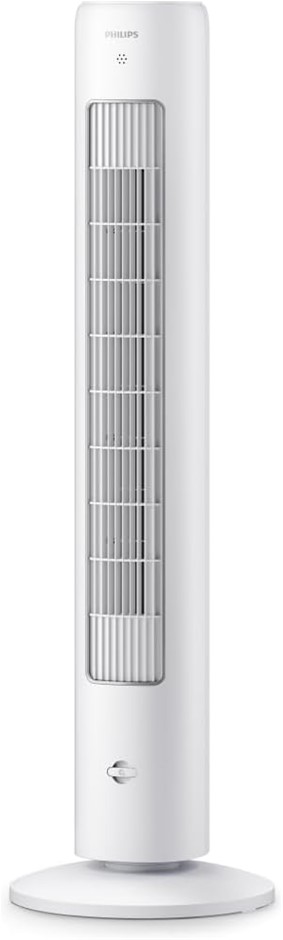 2 x PHILIPS Oscillating Tower Fan 5000 Series, 105cm Slim Design, Remote co