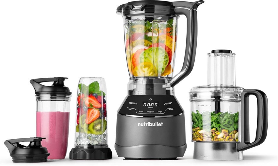 NUTRIBULLET Smart Touch Triple Prep System Blender (NBP-200). NB: Food proc