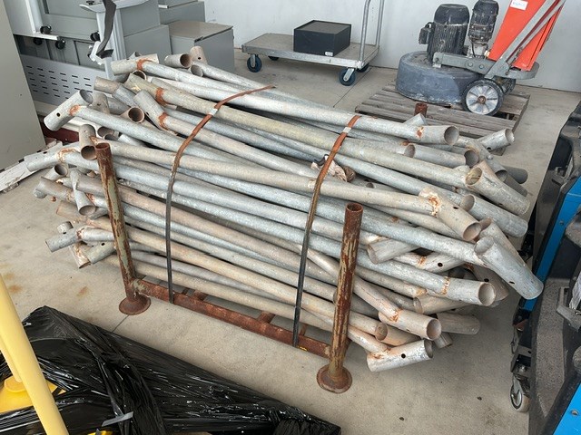 <p>Stillage Of Steel Braces</p>