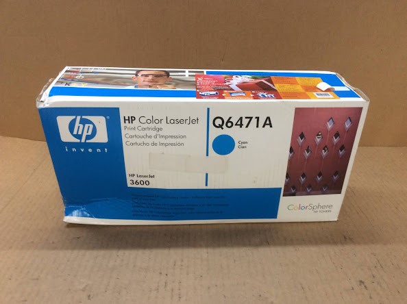 HP Cyan Q6471A LaserJet Toner Cartridge New