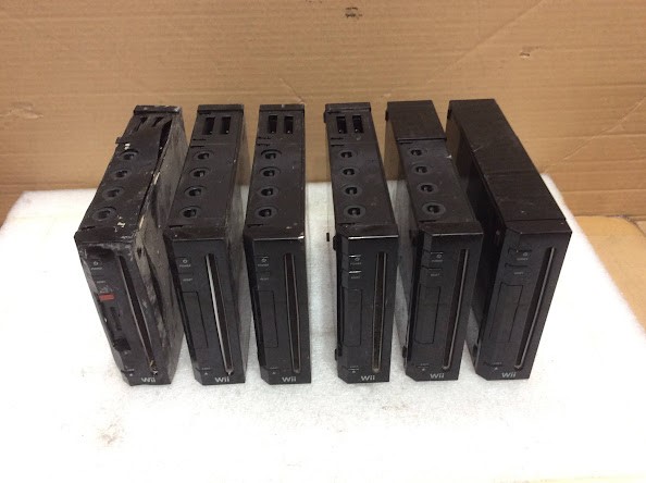Nintendo Wii RVL-001 Console Black(Lot of 6)