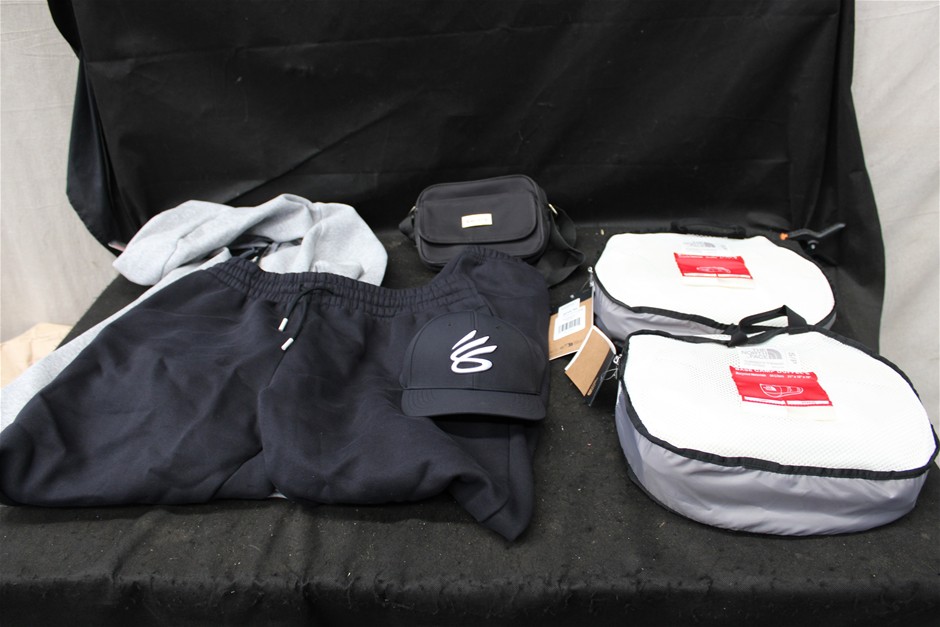 The North Face Base Camp Duffel Bags and Assorted Clothes