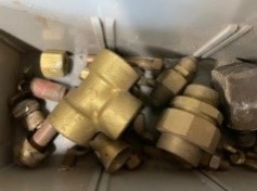 Mixed Brass fittings Tees Unions Nipples Lugs Ideal  for Service