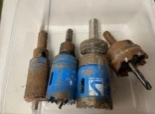 Hole Saws with Arbors Starrett Tungsten Carbide 4 Off