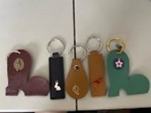 Pouch with Broad Tussle and Ties Fashion Accessory