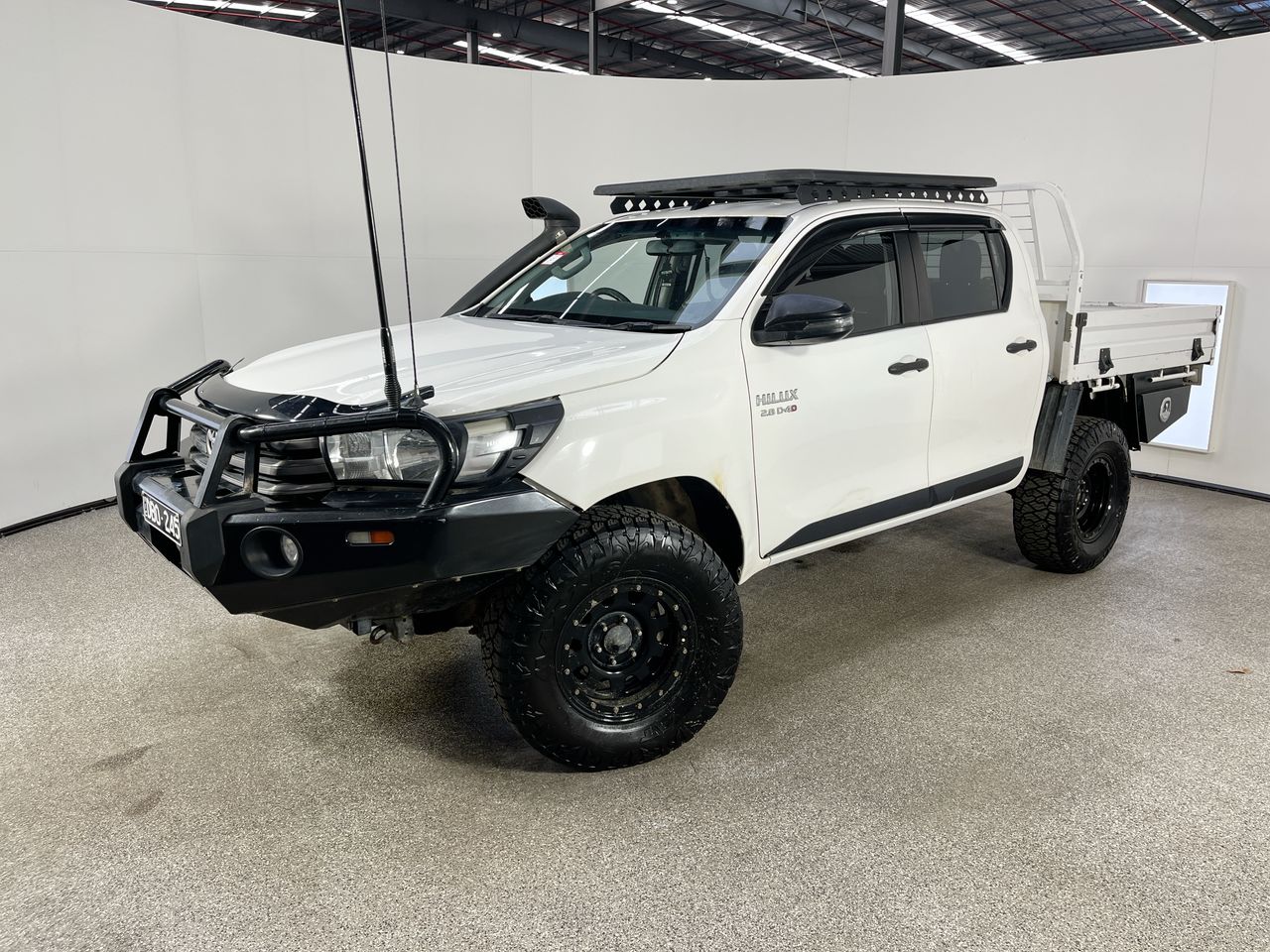 2017 Toyota Hilux 4x4 SR GUN126R Turbo Diesel Automatic Crew Cab Chassis