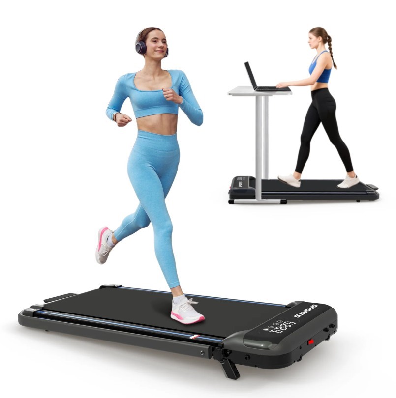 EEZA 3 in 1 Under Desk Treadmill with Incline, Foldable for Home.