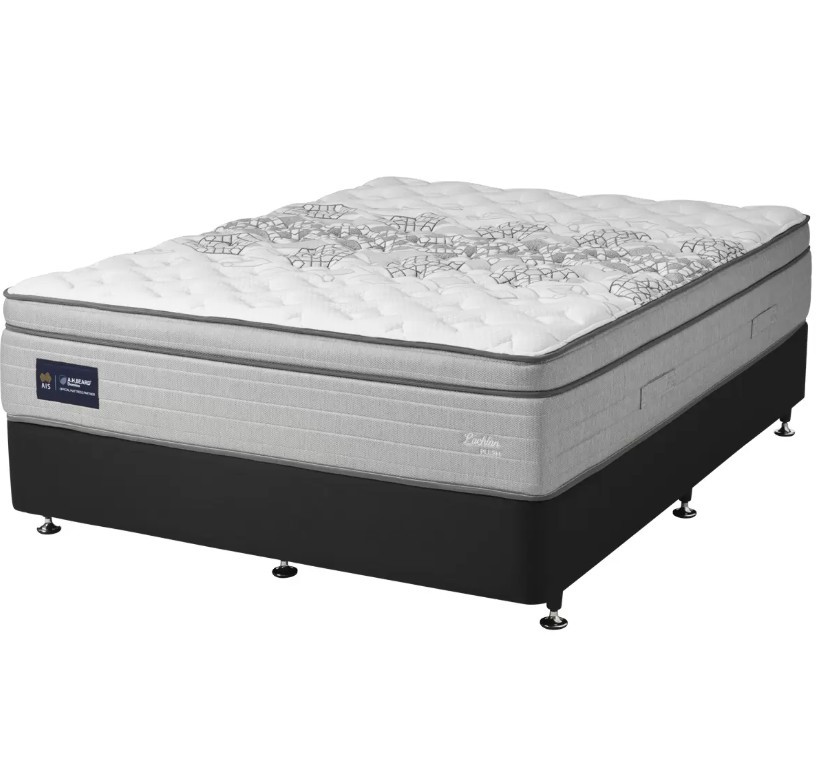 A.H. BEARD Domino Lachlan King Mattress Plush. NB: Minor use.