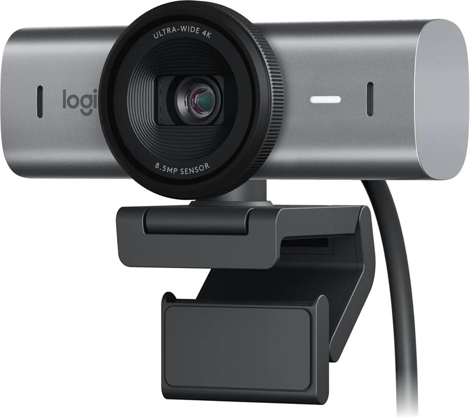 LOGITECH MX Brio Ultra HD 4K Collaboration and Streaming Webcam, 1080p at 6
