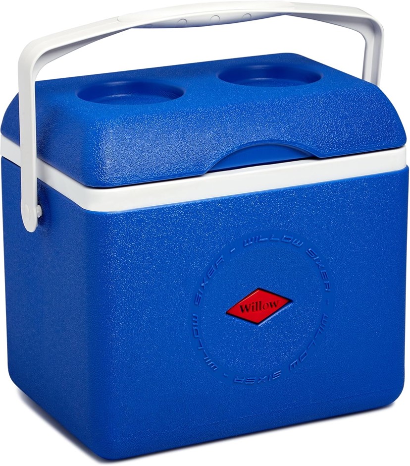 Willow Sixer 6 Can Drink Mini Cooler Picnic Lunch Travelling, Blue