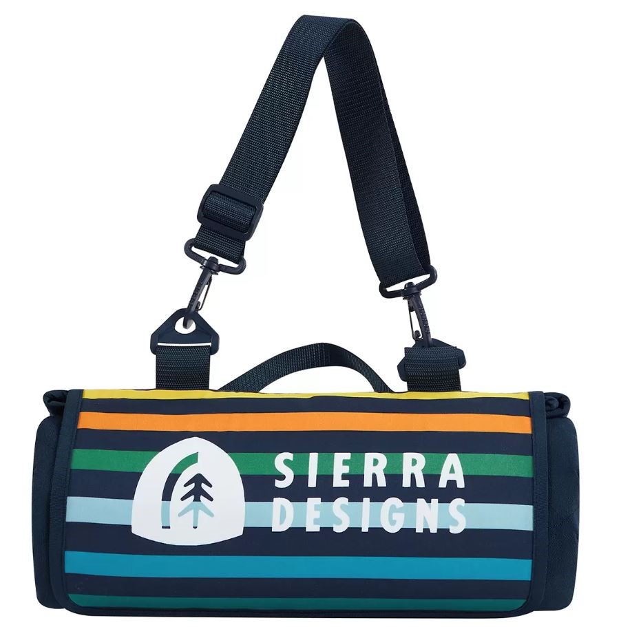 SIERRA DESIGNS  Outdoor Blanket, 183cm x 183cm, Navy.