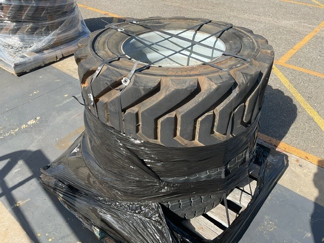 3 x Truck and Machinery Tyres