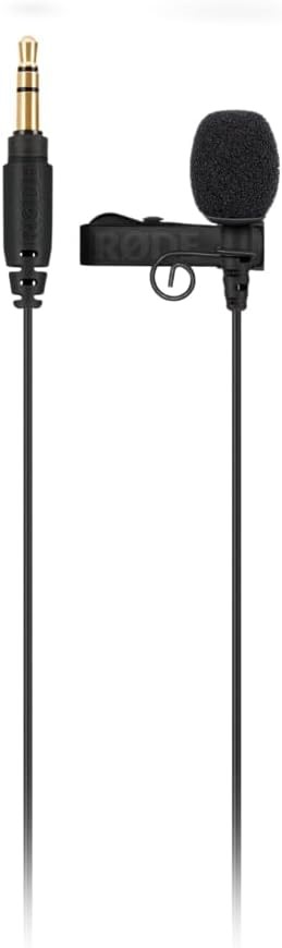 RODE Lavalier GO Professional-Grade Wearable Microphone, Black.