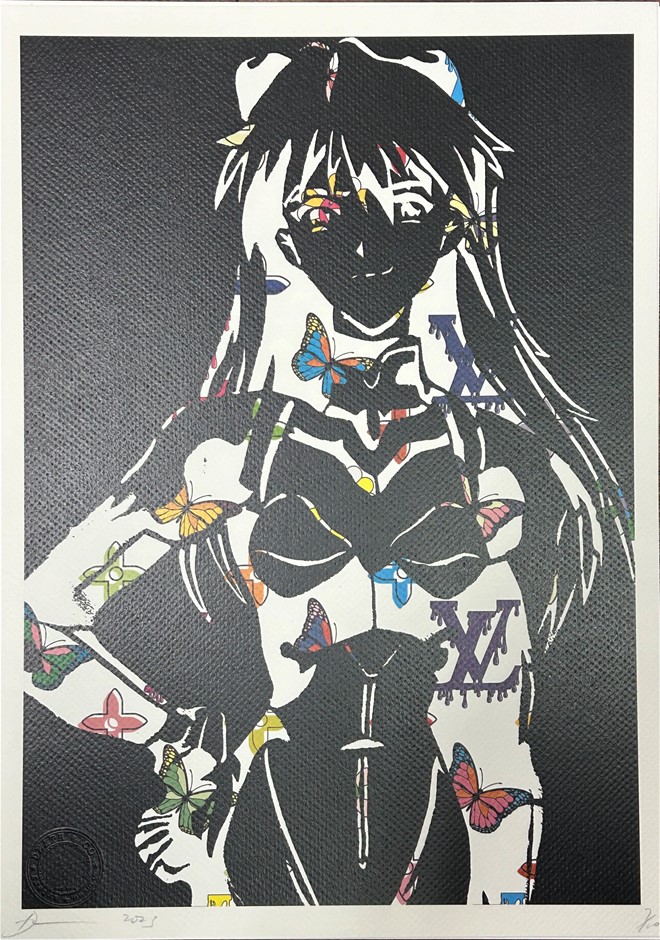 Death NYC Signed Street Art Print "MARIO BROS" Limited Edition