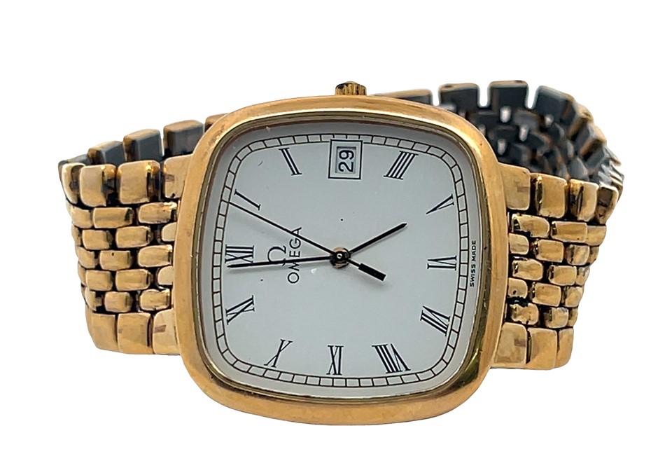 Omega De Ville Watch, rectangular case measures 30mm