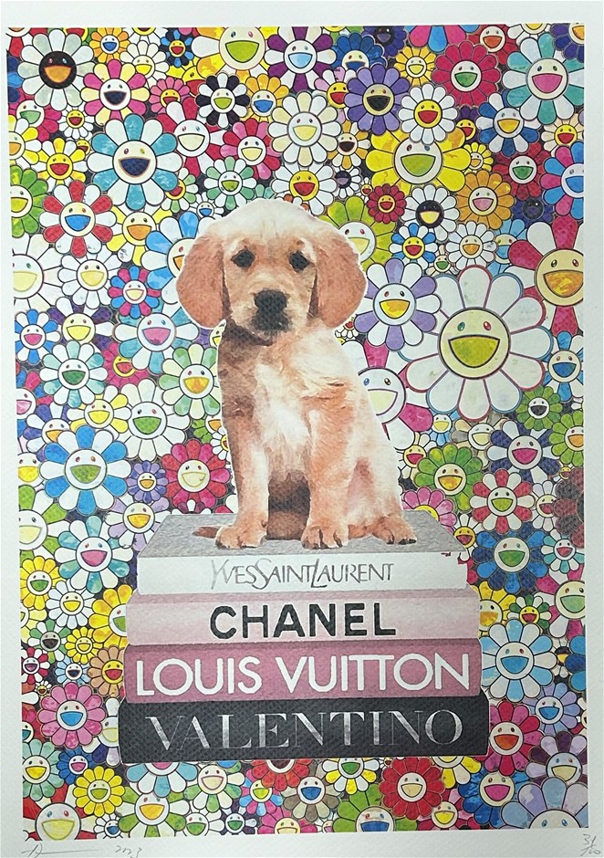 Death NYC Signed Street Art Print "MURAKAMI STYLE" Limited Edition