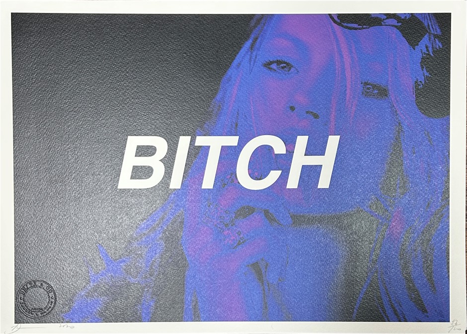 Death NYC Signed Street Art Print "KATE MOSS STYLE" Limited Edition