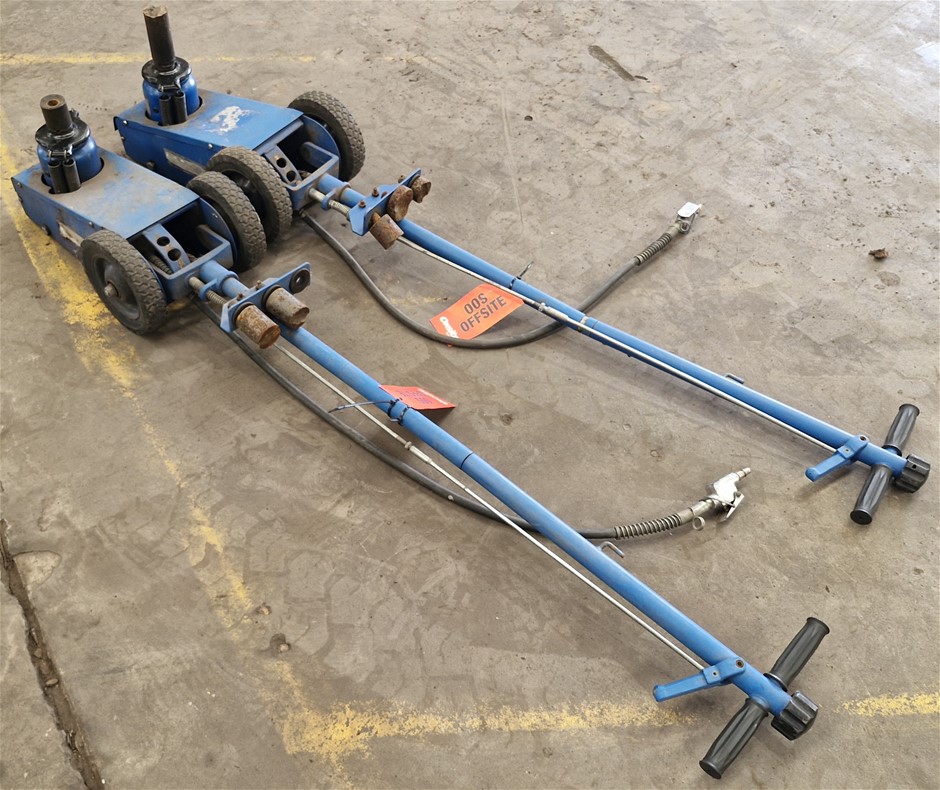 2x Jacks - Trolley - Pneumatic - Moranbah