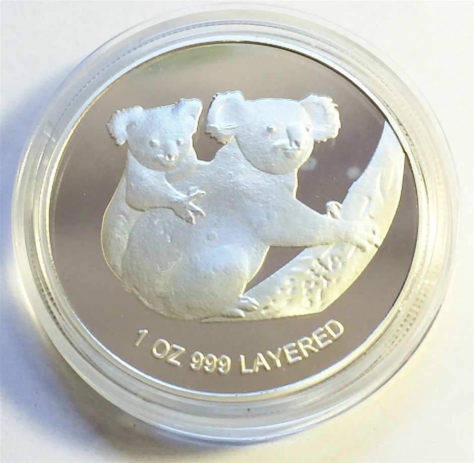 1 OZ 2011 Koala/Australia Coin Finished in 999 Fine Silver