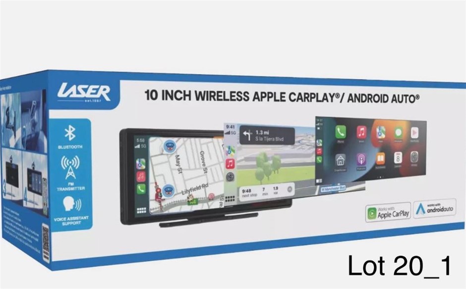 END OF LEASE AUCTION: 10" portable carplay