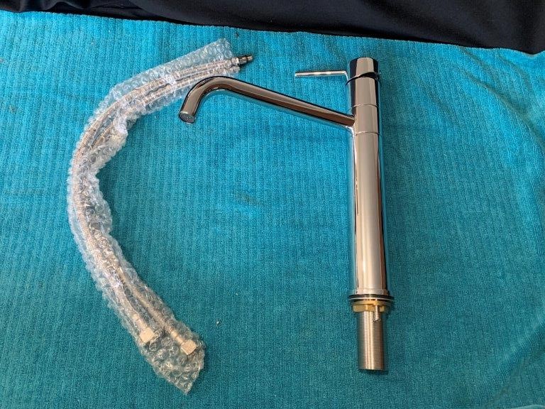 New in Box Multitude Tall Swivel Basin Mixer Tap - Qty 1