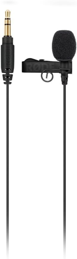 RODE Lavalier GO Professional-Grade Wearable Microphone, Black.