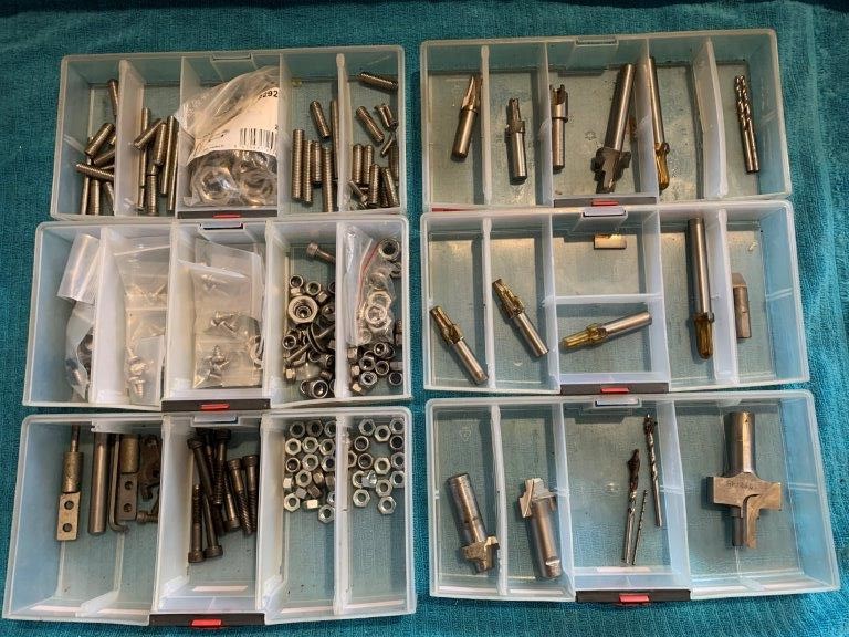 Used Small Storage Container Comprising